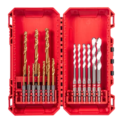 RED HEX - SHOCKWAVE™ HSS-TiN metal drill bits